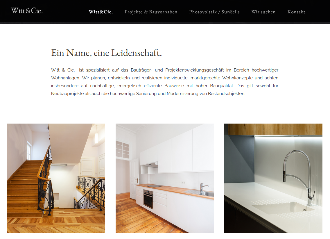 ÖÖÖWEBDESIGN, Stefan Hörömpö - Projekt: Witt & Cie.