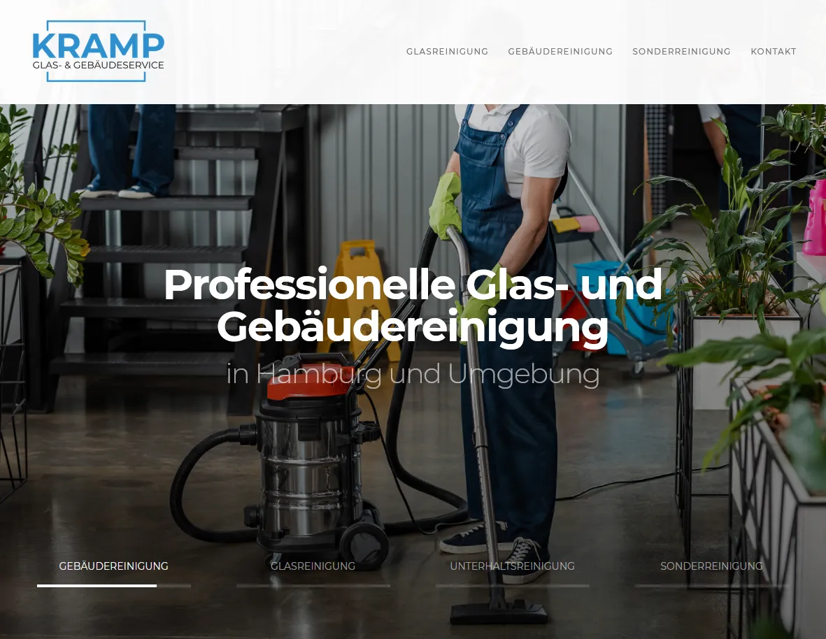 ÖÖÖWEBDESIGN, Stefan Hörömpö - Projekt: Gebäudereinigung Kramp