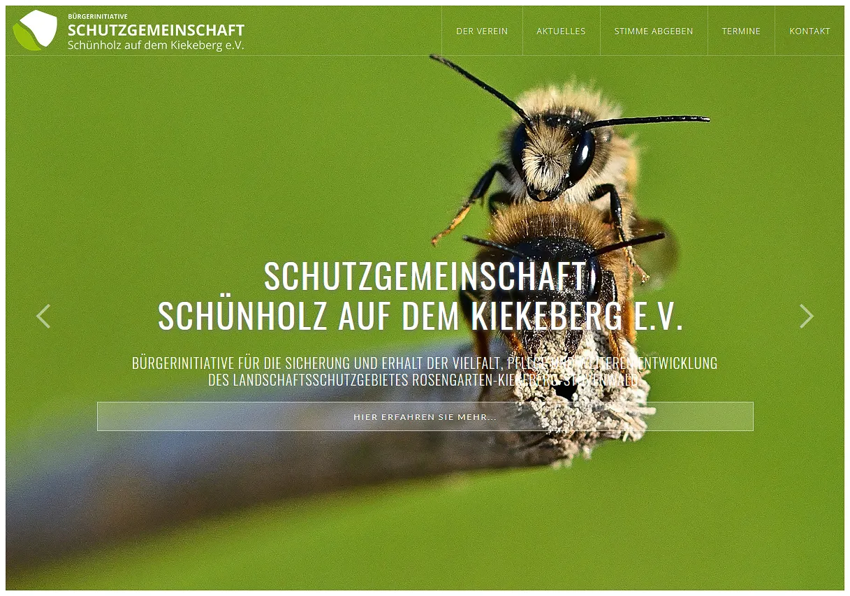 ÖÖÖWEBDESIGN, Stefan Hörömpö - Projekt: Schutzgemeinschaft Kiekeberg